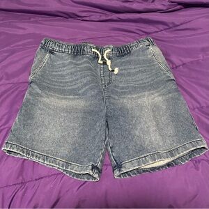 Men's Blue Denim Shorts